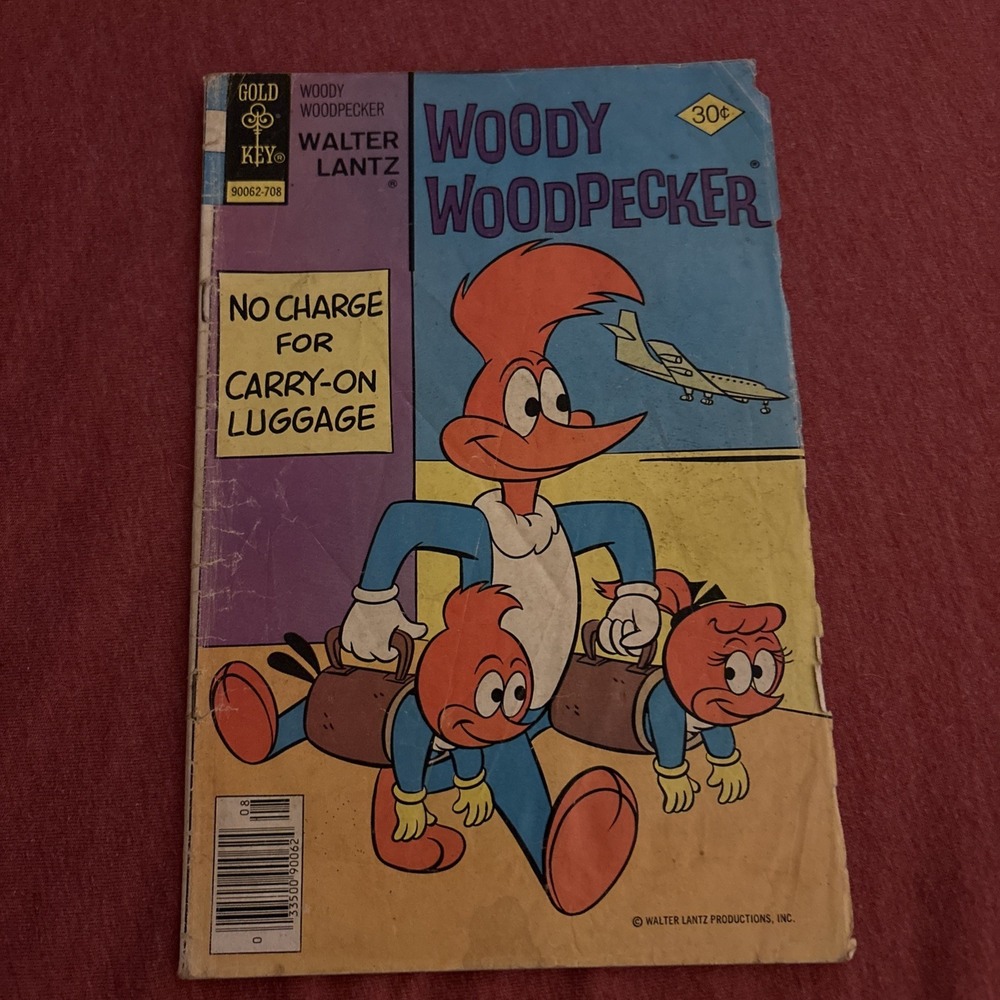 Walter Lantz Woody Woodpecker, No. 159, Vintage 1977,  Gold Key Comics (G).